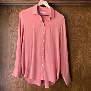 Everlane Clean Silk Button Down